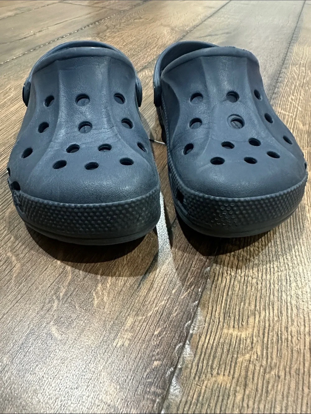 CROCS Kids Navy Blue Classic Clogs size 13